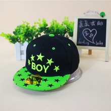 Gorras Letter Cotton 2016 New Hot Unisex Fashion Casual Children Snapback Caps Adjustable Five Star Flat Boy Baseball Cap
