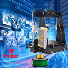 2016 New Upgraded Quality High 3d Printer Precision DIY 3d Printer kit with LCD DIY kit Reprap Big size 220*220*235mm more gift