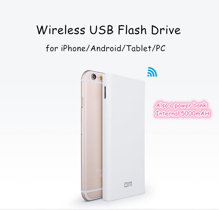 DM WFD021 Wireless USB 3.0 Flash Drive 64G 64GB WIFI Smart Pendrive Memory Usb Stick Power Bank Share Data For iPhone/Android/PC DM WFD021 Wireless USB 3.0 Flash Drive 64G 64GB WIFI Smart Pendrive Memory Usb Stick Power Bank Share Data For iPhone/Android/PC