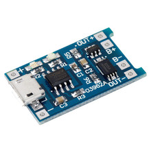 1Pcs High Quality 5V 18650 Lithium Battery Charging Board Micro USB 1A Charger Module Drop Shipping