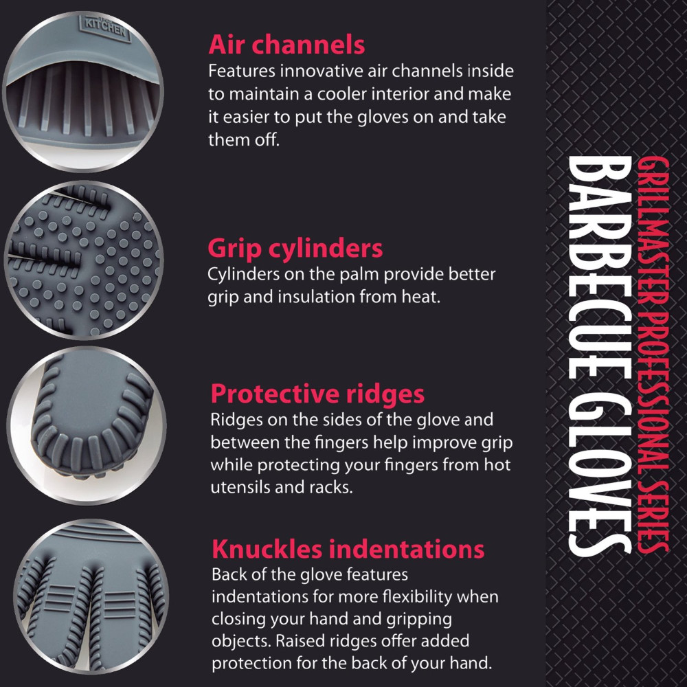 Long Barbecue Gloves (6)