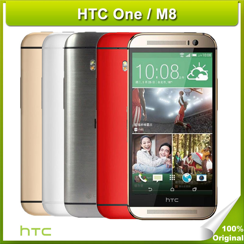 HTC One M8 Original Unlocked SmartPhone Android OS 4 4 Quad Core 32GB 16GB ROM 2GB