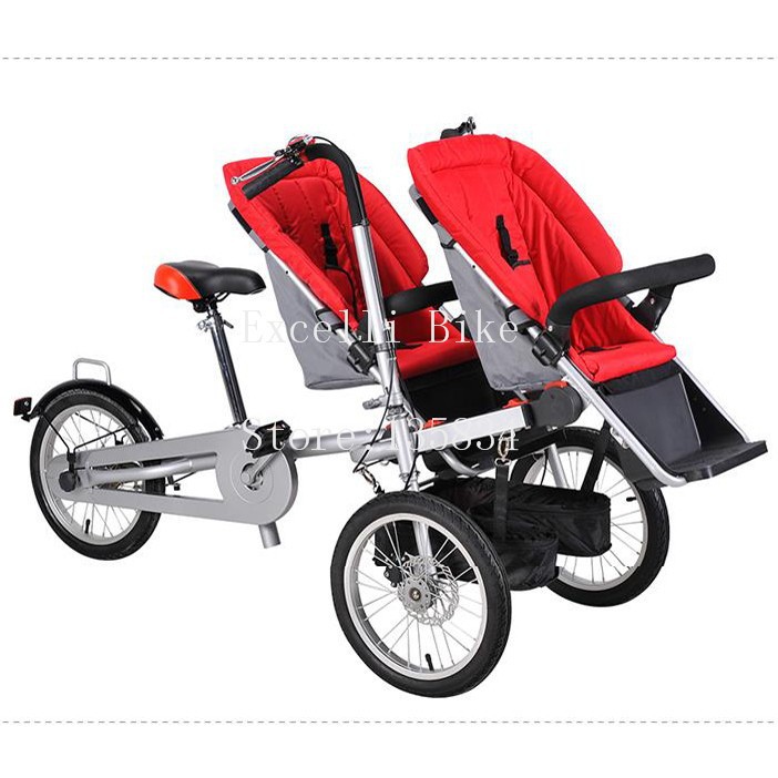 2-Taga Pushchair-Bicycle Folding Taga Bike 16inch Mother Baby Stroller Bike baby stroller 3 in 1 Convertible Stroller Carriage stroller