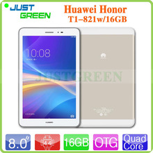 Original 8 inch IPS HUAWEI Tablet PC T1 821W MSM8916 Android 4 4 Quad Core 2GB