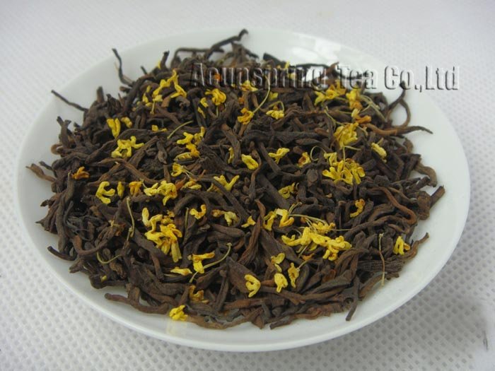 2008 JingMai Mountain Loose Puer Tea 250g Osmanthus Loose Leaf Ripe Pu er 8 8oz Puerh