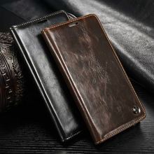 High Quality Magnetic Auto Flip Original Phone Cases For Samsung Galaxy S5 i9600 Luxury Genuine Leather Wallet Case Accessories