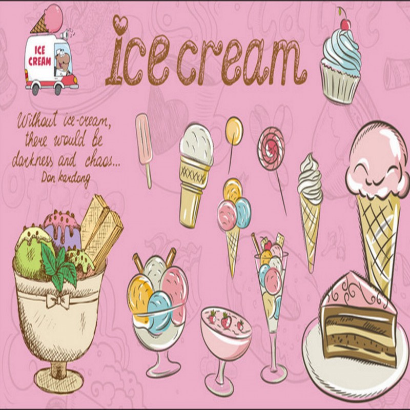 صور خلفيات الوردي قالب تشكيل أيس كريم جدارية مطعم مخصص ديكور جدارية فتاة غرفة المطبخ خلفية صور خلفيات المطبخ خلفياتخلفيات الوردي Aliexpress