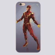 Flash-man super hero Design black skin case cover cell mobile phone cases for iphone 4 4s 5 5c 5s 6 6s 6plus hard shell