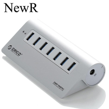 NEW M3H7 seven port 7-port USB3.0 HUB with power adapter US/EU/UK Plug Transfer up 5Gbps