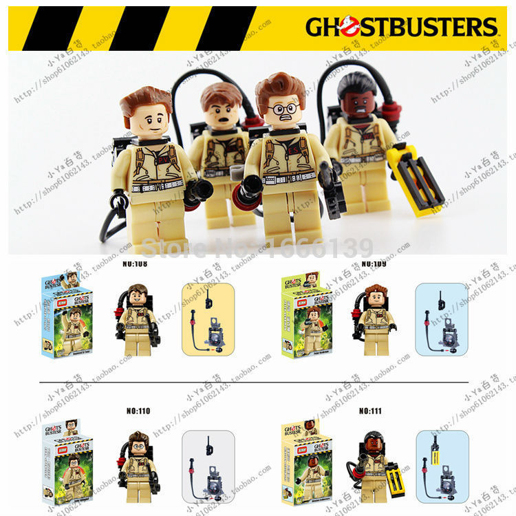 2015 new Baby Toys ghostbuster minifigures DIY building block Bricks figures classic toys Educational Toys Compatible with lego