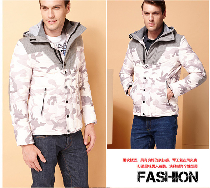 2015 Free Shipping Brand Fashion Parka Regular Winter Coat Men s Outerwear Down Jacket