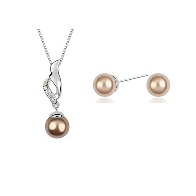 Fashion jewelry women jewelry necklace + earrings jewelry set 096074