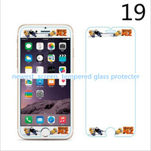 3D fashion Cartoon cute Tempered Glass film Protective for iPhone5 5s 6 6S plus Front Films Cover Screen Protector