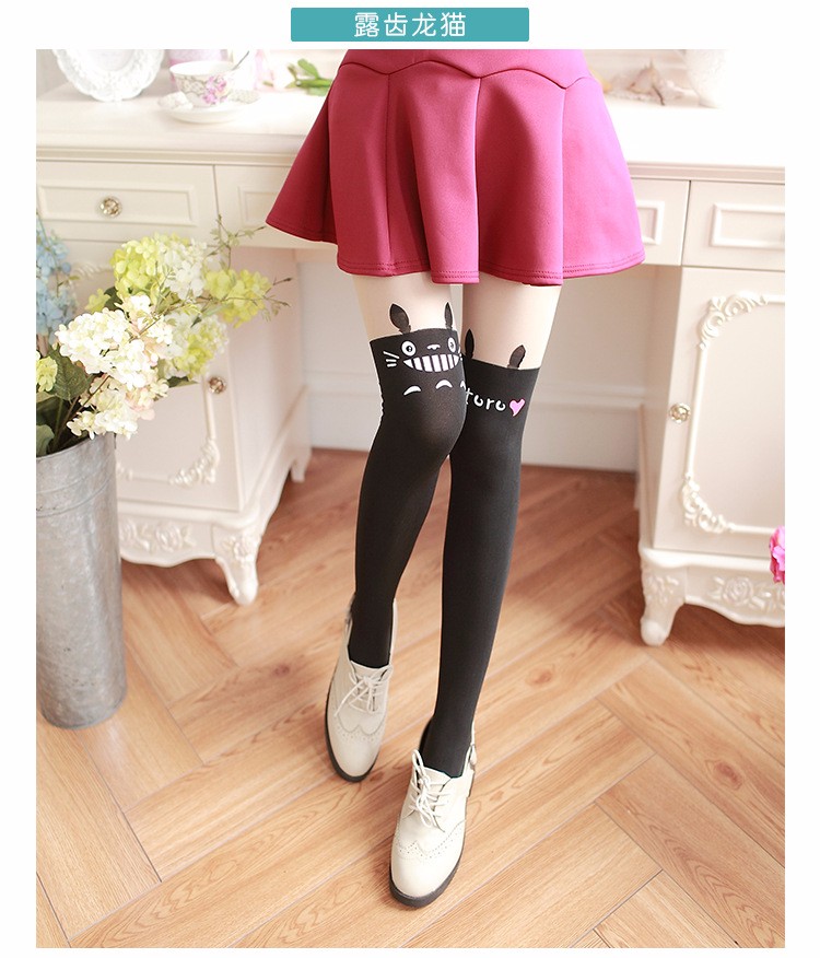 جوارب نسائية من النايلون جوارب طويلة للركبة توتورو نمط جديد وشم مثير فوق الركبة 16 موديل Pantyhoses Stockings Packpantyhose Stocking Aliexpress