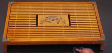 “Double birds Sings”Detachable Tea tray,Drainage / water storage Dual purpose tea tray Solid wood tea board 43CM * 27.5cm * 6cm