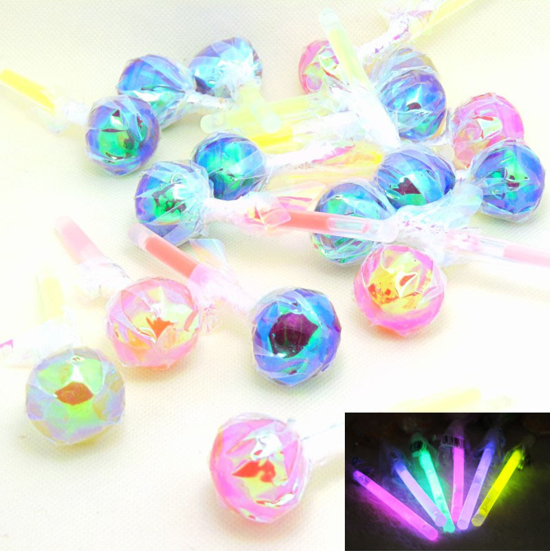 Free shipping 12g emitting fluorescent lollipop candy bar ktv do the whole barrel shipping gift bouquets
