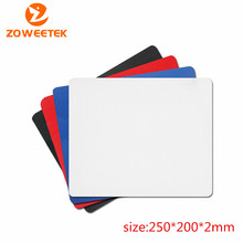 2016 New Rubber Hot selling New 250*200*2mm Universal Mouse Pad Mat for Laptop Computer Tablet PC Black