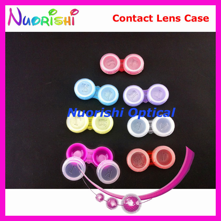 Free Shipping 100pcs good quality  C302   contact lens case  contact lenses case