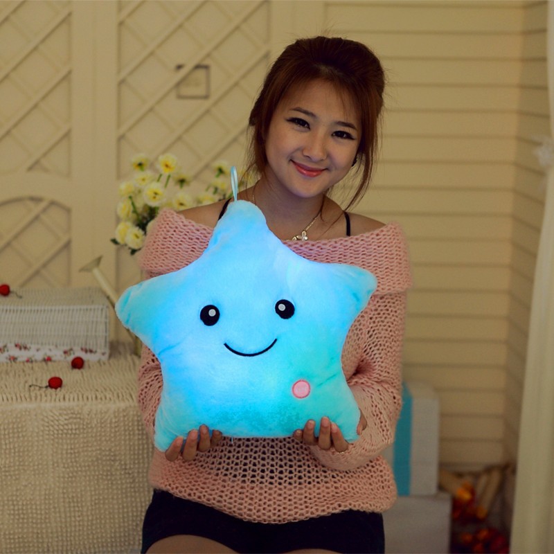 Image result for Light Colorful Plush Toys Stars Pillow