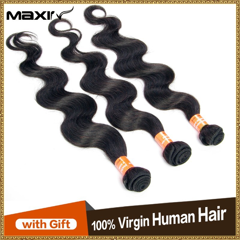Brazilian virgin hair body wave 3pcs Rosa hair products 100% unprocessed virgin human hair weave Brazilian body wave