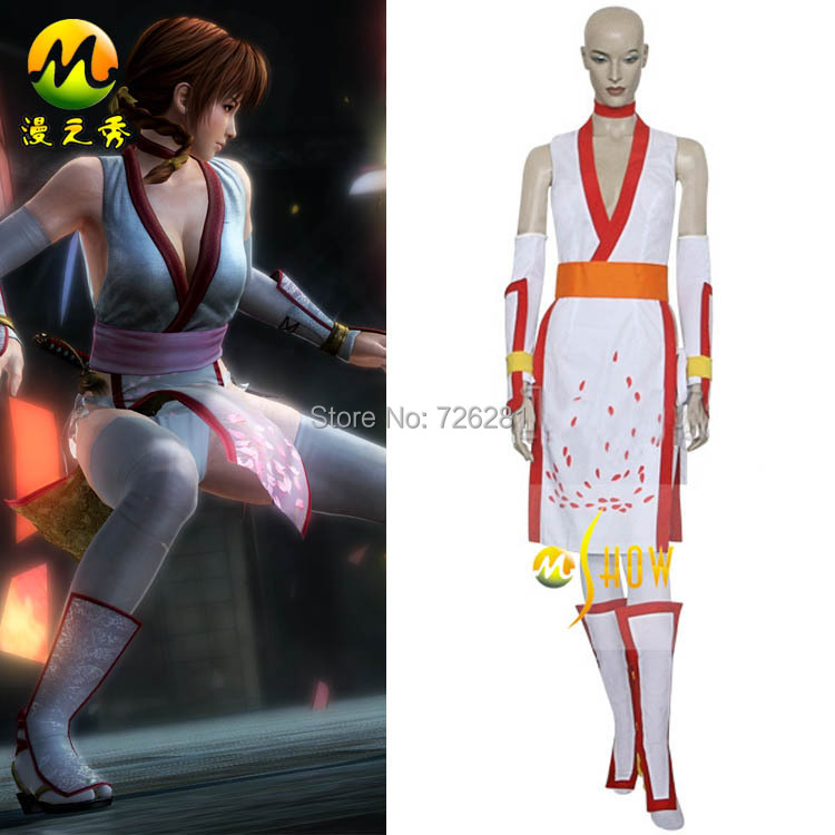 Dead or Alive Kasumi White Cosplay  Costume