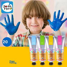 Children Finger Painting Paint 20 Colors Safe Non-toxic Graffiti Drawing Paint Art Tool Supplies School Stationery 1 Piece