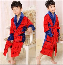 new brand 2014 autumn winter baby boy clothing coral fleece bath robe soft infant Nightwear clothes kid bathrobe towel tracksuit