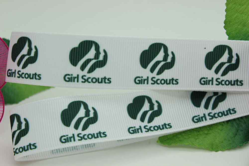 new 7 8 free shipping girl scouts printed grosgrain new 7 8 free shipping girl scouts printed grosgrain