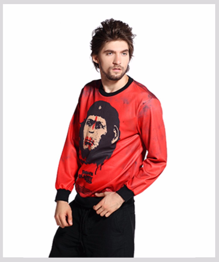 Men\'s Sweatshirt Sport suit moleton masculine hoodies men AAPE Breathable o-neck pullover long sleeve hiphop bape sweatshirt 004 (3)