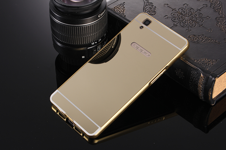 for oppo r7s aluminum bumper luxury metal frame mirror acrylic back cover for oppo r7s for oppo r7s aluminum bumper luxury metal frame mirror acrylic back cover for oppo r7s