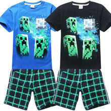 2015 New Fashion summer style children clothing sets Brand boys girls t shirt shorts pants suit