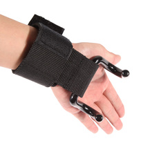 Pro Weight Lifting Training Gym Hook Grips Straps Gloves Wrist Support Lift DM 6