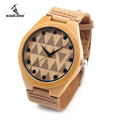 3 5CM 4 4CM Watches Bamboo Wooden Wristwatch With Genuine Cowhide Leather Band Lovers Luxury Wood