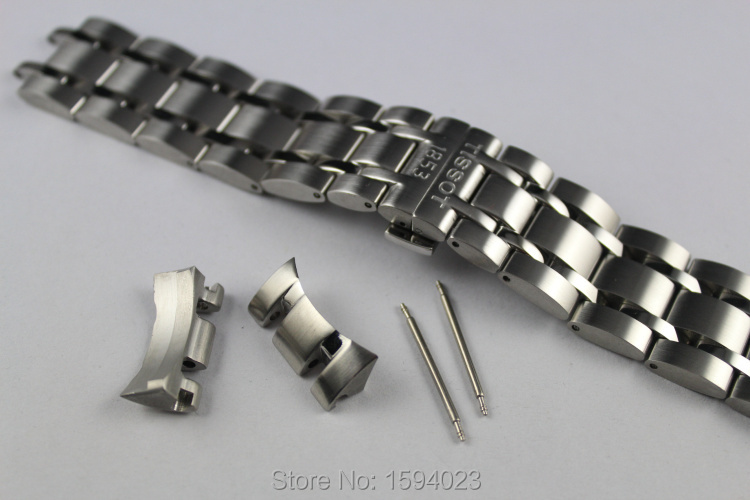 23mm T035617 T035439 New Watch Parts Male Solid Stainless steel bracelet strap Watch Bands For T035
