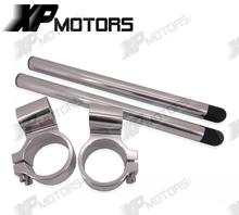 New CNC 1 Riser Clip On Higher Clipons Handlebar Universal Fit 35mm Forks Fits For CAFE