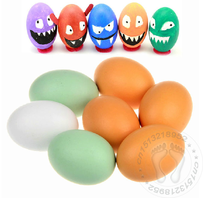 Wooden Eggs Yolk Pretend Play Kitchen Game Food Cooking Children Kid