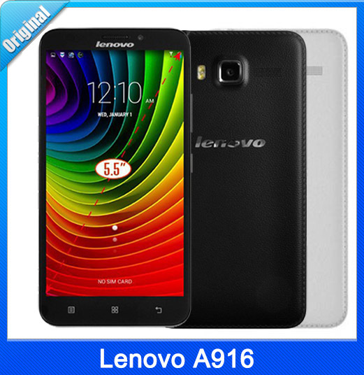 Original Lenovo A916 Android4 4 Mobile Phone MTK6592M Octa Core 1 4G Multi language 4G FDD