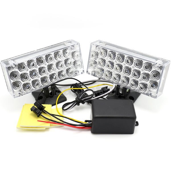 One-Set-Blue-LED-Daytime-Running-Light-Flash-Emergency-Warning-Strobe-Light-Car-Light-12V (1)