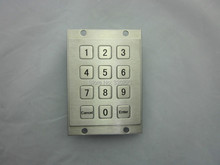 Metal keyboard with Explosion proof industrial Numeric keypad with 12keys waterproof numeric keypads matrix keypads