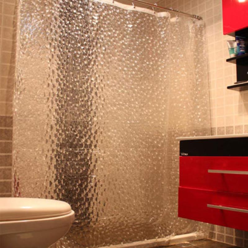 Hot Sale 1pc 1.8*1.8m high quality Bathroom curtian bath curtain thicken 3D Waterproof water cube shower curtain AF0153