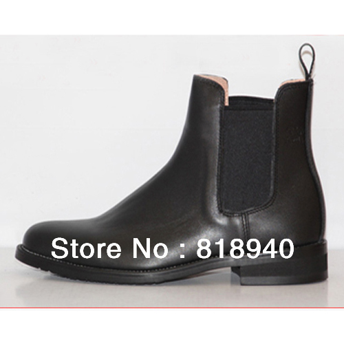 Men Ankle Boots Leather Pull On Chelsea Dealer Horse Riding Evening Tuxedo Black Brown New 041