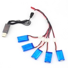 TOP Quality Ha Bosen X4 H107 3.7V 500MAH USB Battery Pack Charger Kit (with 5 batteries)