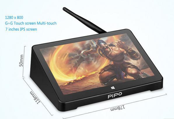 Original PIPO X8 Intel Z3736F Quad Core Dual Boot 7 INCH Tablet Mini PC HDMI 2G