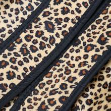 Girl Backpack Lovely Mustache Lady Leopard Velvet Zipper Shoulders Bag