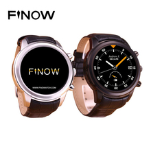 Finow X5 Smart Watch Android 4.4 AMOLED 1.4″ Display 3G WiFi GPS Dual Bluetooth SmartWatch Clock Phone for iOS Android Phone