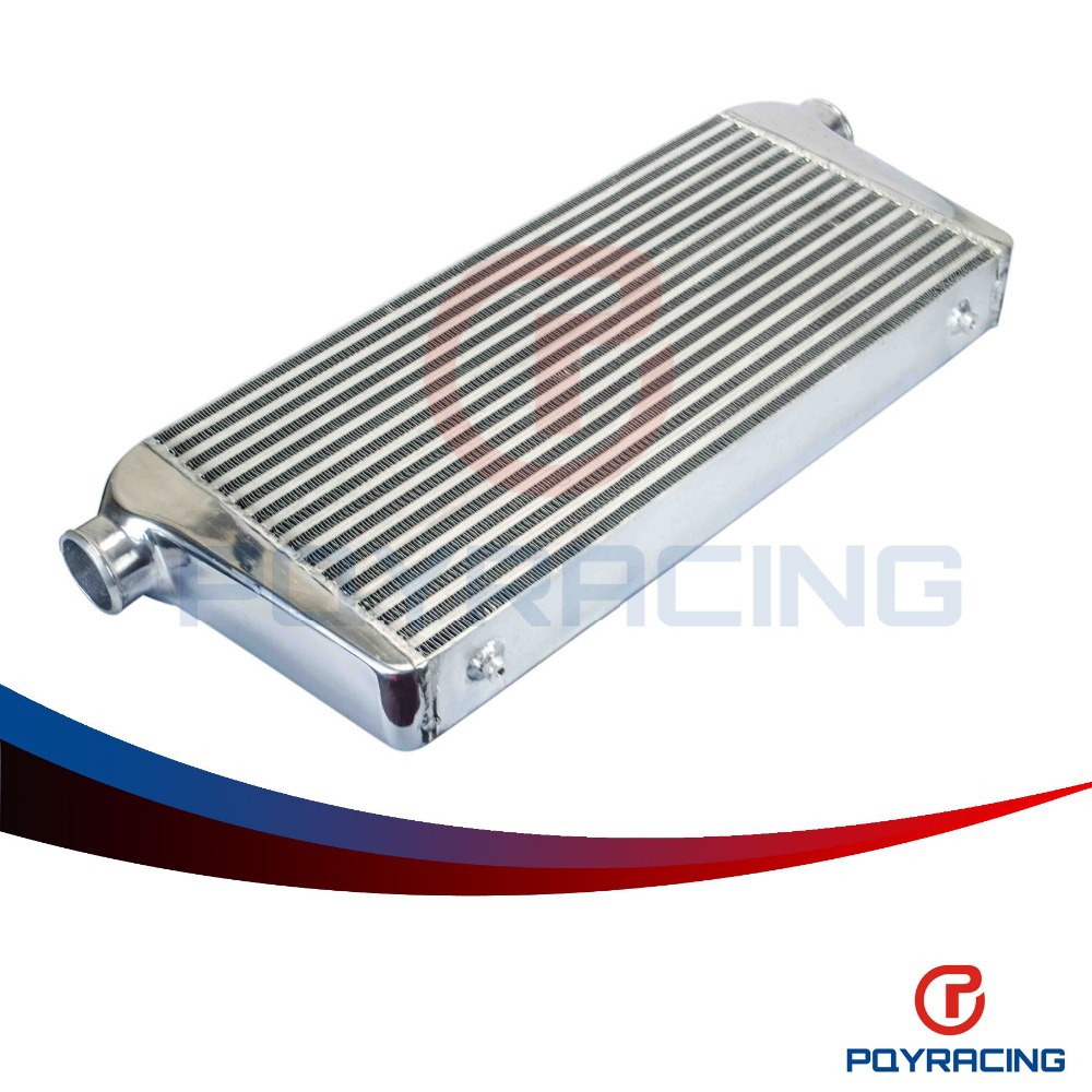 PQY STORE-600*300*76mmUniversal Turbo Intercooler bar&plate OD=2.5