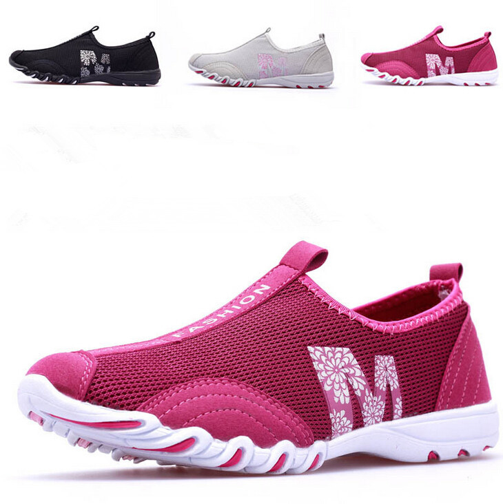 Women Sneakers 2015 Autumn Lady Sport Soft Fashion Sneaker Shoes Free Shipping High Quality Breathable Beach