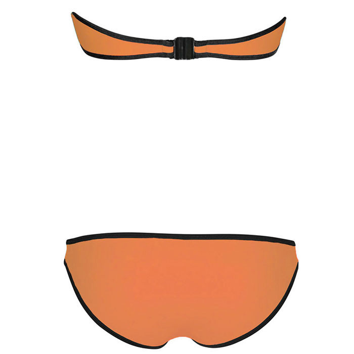 2015 Hot Sale triangl NEOPRENE BIKINI Superfly Swimsuit zipper top neon Bottoms Neoprene Swimwear For Women XS-L (16)
