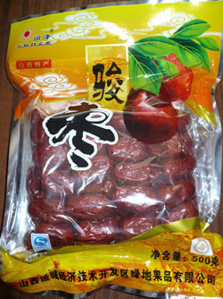 Shanxi big dried fruit red dates chun dates comprises chun dates500g