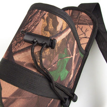 Outdoor Camouflage Three Fixed Strap Messenger Archery Equipment Simple Bow And Arrow Pot Quiver Capsule